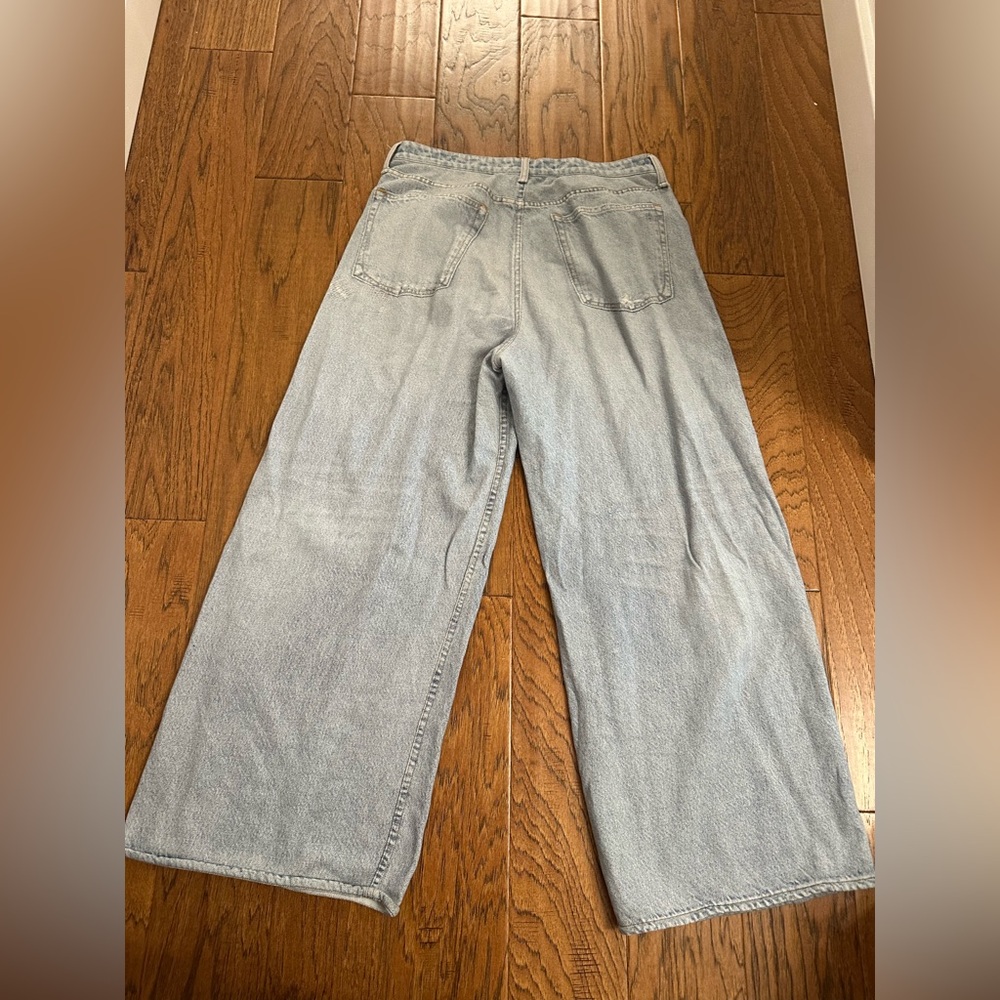 rag & bone Light Blue Flare & Wide Leg Jeans